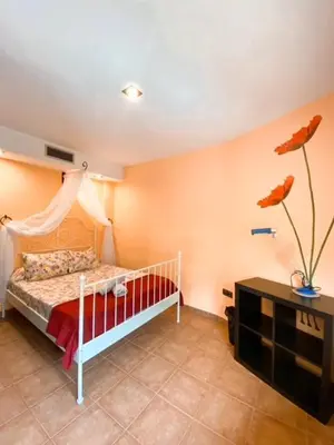 Cama o camas de una habitación en Apartamentos Turisticos Graus
