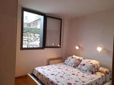 Cama o camas de una habitación en Apartment Gemütliche und komfortable Wohnung Aüt 2 Vall de Boí by Interhome
