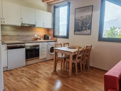 Una cocina o zona de cocina en Apartment Aüt 3 Dachgeschosswohnung in Vall de Boí by Interhome