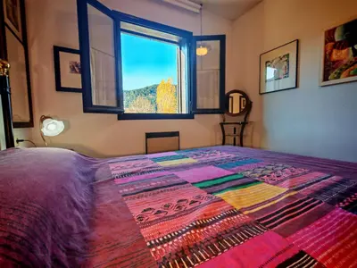 Cama o camas de una habitación en Apartment Falcó 10 by Interhome