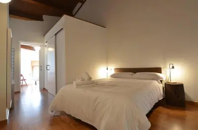 Cama o camas de una habitación en Acogedor apartamento a las puertas de Ordesa