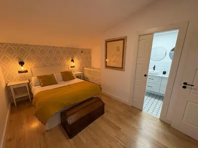 Cama o camas de una habitación en Finca Alboroto