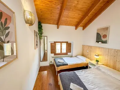 Cama o camas de una habitación en Historias del Pilar - Turistea