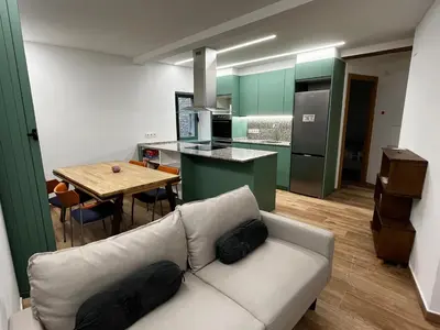 Una cocina o zona de cocina en Cal Ganiveter