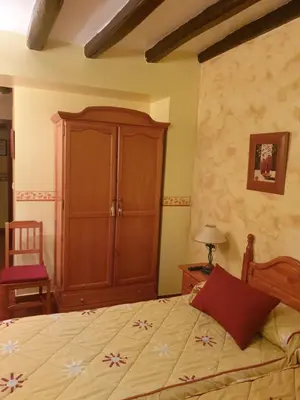 Cama o camas de una habitación en Casa Rural Maidevera
