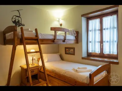 Cama o camas de una habitación en Tuc de Rosari en Nin de Beret