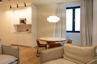 Zona de estar de Salon Suites