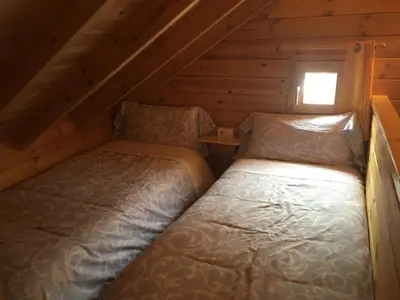 Cama o camas de una habitación en Camping Era Yerla D'arties