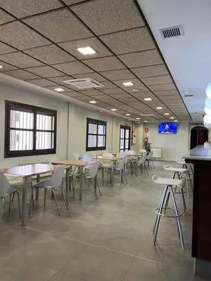 Un restaurante o sitio para comer en Hotel Santuario de Sancho Abarca