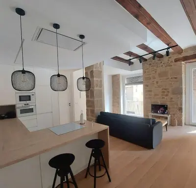 Una cocina o zona de cocina en Casa riera