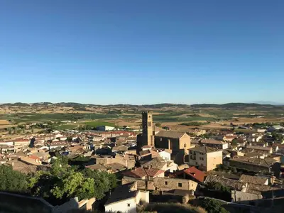 Vista general de Artajona o vista desde la casa o chalet