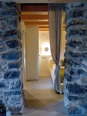 Cama o camas de una habitación en Apartamento Casa Tomás - Saravillo