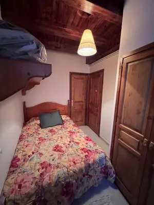 Cama o camas de una habitación en TownHouse in village near Baqueira -Digital Nomads