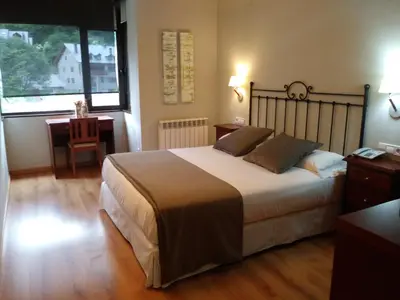 Cama o camas de una habitación en Roca Blanca
