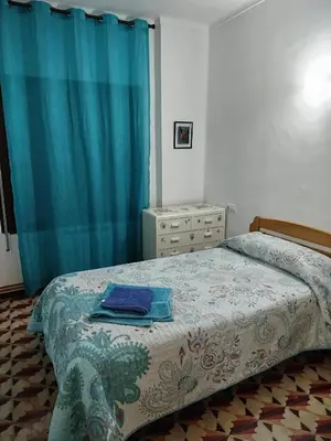 Cama o camas de una habitación en El Molino de Foz Calanda
