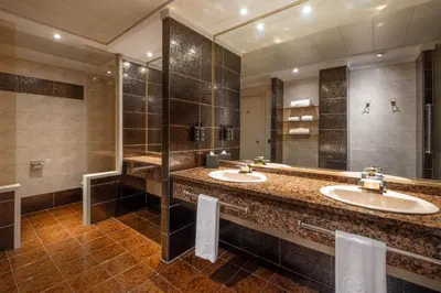Un baño de Exe Boston