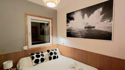 Cama o camas de una habitación en Portalet - Luminoso con vistas a pistas, terraza y garaje - BY PIRINEOS360