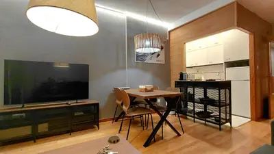 Una cocina o zona de cocina en Portalet - Luminoso con vistas a pistas, terraza y garaje - BY PIRINEOS360