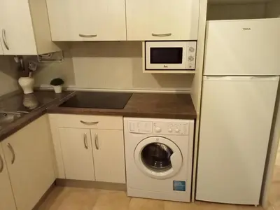 Una cocina o zona de cocina en Apartamentos Valle de Tena - Biescas 3000