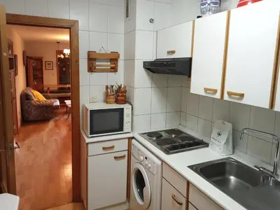Una cocina o zona de cocina en Apartamentos Valle de Tena - Biescas 3000