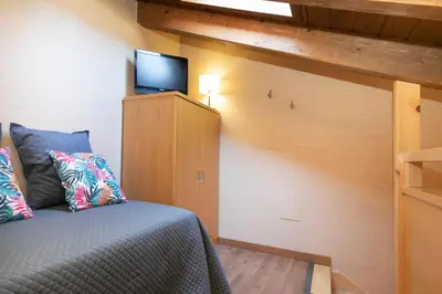 Cama o camas de una habitación en Hotel Casa Cornel