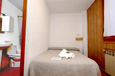 Cama o camas de una habitación en Habitacions La Coma de Taüll