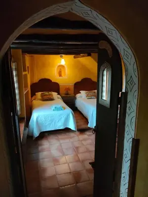 Cama o camas de una habitación en Casa Rural El Ensueño