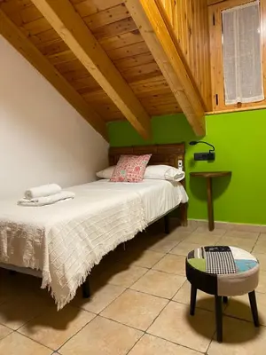 Cama o camas de una habitación en Apartamentos Fogaron