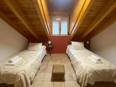 Cama o camas de una habitación en Apartamentos Fogaron