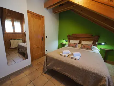 Cama o camas de una habitación en Apartamentos Fogaron