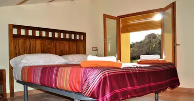 Cama o camas de una habitación en Cal Tresonito