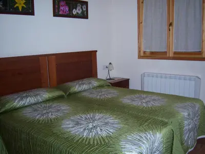 Cama o camas de una habitación en Casa Rogel