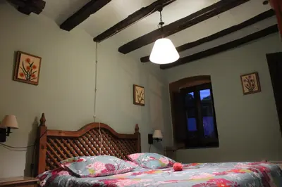 Cama o camas de una habitación en Casa Coll