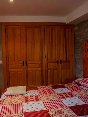 Cama o camas de una habitación en Las Bodegas De Claveria