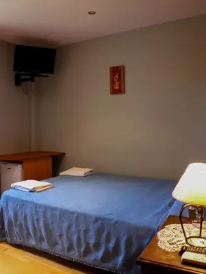 Cama o camas de una habitación en Las Bodegas De Claveria