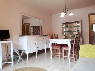 Una televisión o centro de entretenimiento en Apartamento Vall Fosca