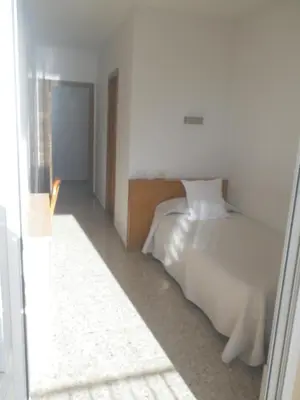 Cama o camas de una habitación en Hotel Del Llac