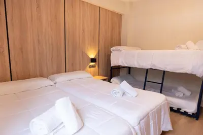 Cama o camas de una habitación en Hotel Hipic