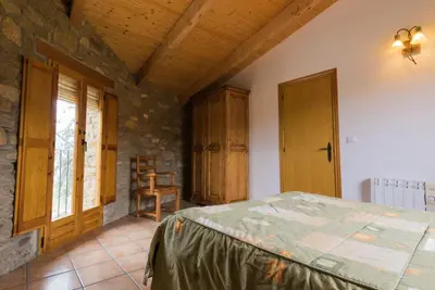 Cama o camas de una habitación en Casa Contorna