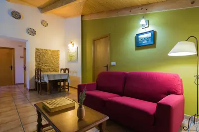 Zona de estar de Casa Contorna