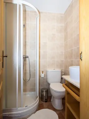 Un baño de Albergue Casa Salinas