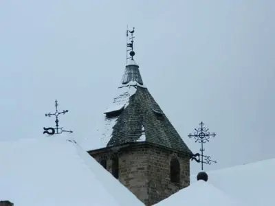 Casa Rural Mantxoalorra en invierno