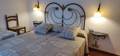 Cama o camas de una habitación en Casa Les