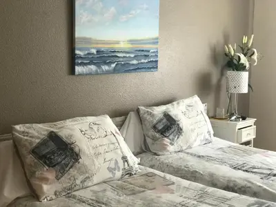 Cama o camas de una habitación en Alojamientos Olga