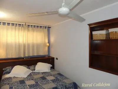 Cama o camas de una habitación en Rural Colldejou Cal Caterí