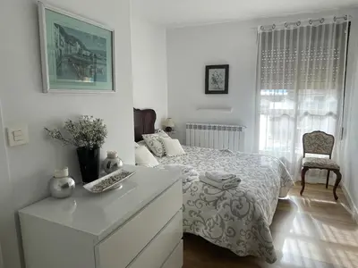 Cama o camas de una habitación en Casa Justo