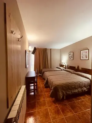 Cama o camas de una habitación en Hotel Orla