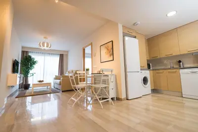 Una cocina o zona de cocina en Apartaments Peronel.la