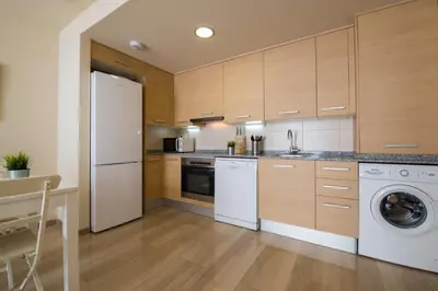 Una cocina o zona de cocina en Apartaments Peronel.la