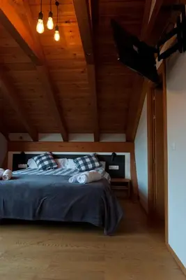 Cama o camas de una habitación en Can Congost